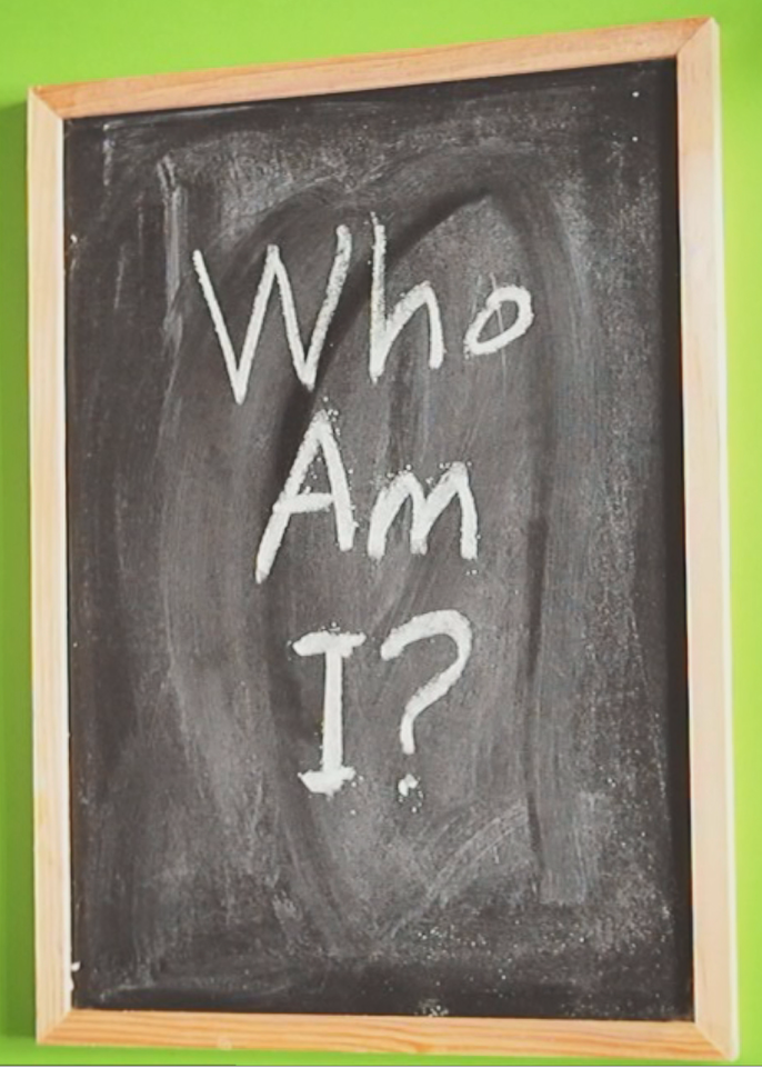 who am I - blackboard