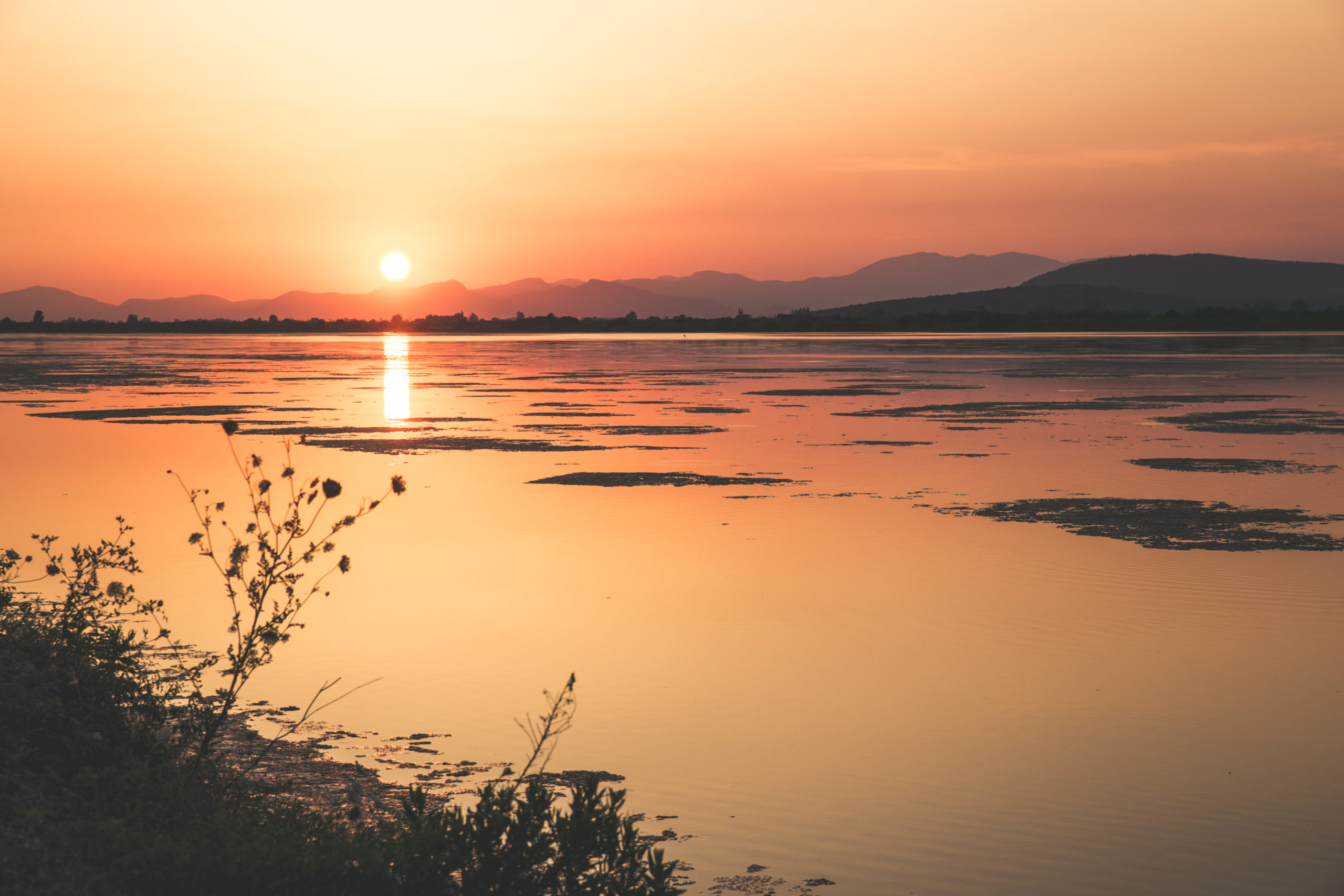lake sunset mindfulness